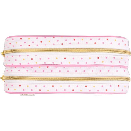 Foto ilustrativa Estojo Duplo Grande Académie Coração Metalizado