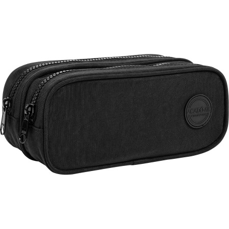 Foto ilustrativa Estojo Duplo Grande Académie Preto