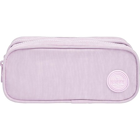 Foto ilustrativa Estojo Duplo Grande Happy Lilás