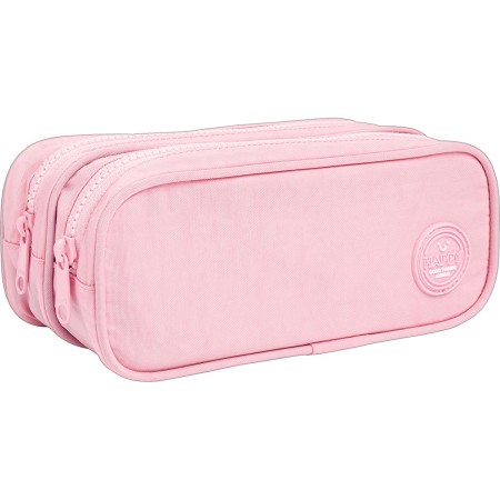 Foto ilustrativa Estojo Duplo Grande Happy Rosa