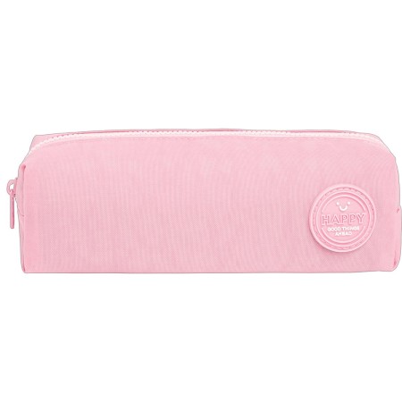Foto ilustrativa Estojo Médio Happy Rosa