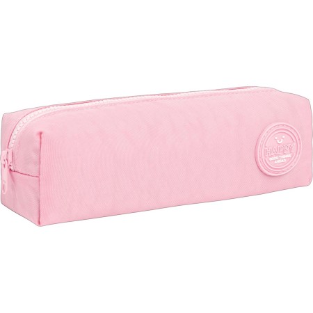 Foto ilustrativa Estojo Médio Happy Rosa