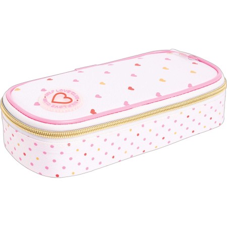 Foto ilustrativa Estojo Minibox Academie Corações Metalizados