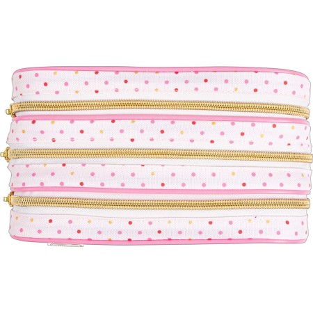 Foto ilustrativa Estojo Triplo Grande Académie Coração Metalizado