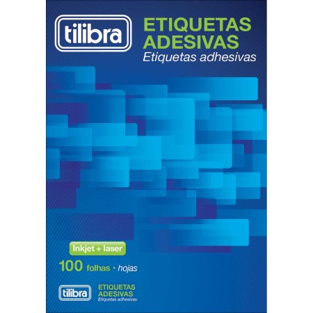 Foto ilustrativa Etiqueta adesiva inkjet/laser A4 143,4mmX199,9mm TBA4368 200 unidades