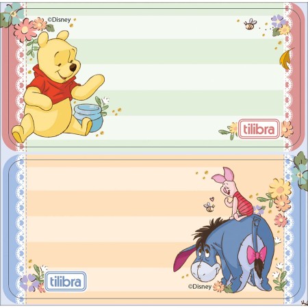 Foto ilustrativa Etiqueta Adesiva Pooh
