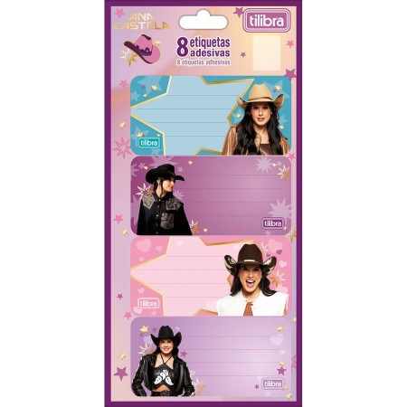 Foto ilustrativa Etiqueta Escolar Adesiva Ana Castela