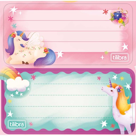Foto ilustrativa Etiqueta Escolar Adesiva Blink