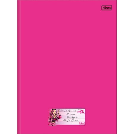 Foto ilustrativa Etiqueta Escolar Adesiva Dos Rosa