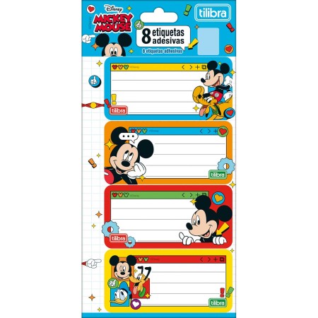 Foto ilustrativa Etiqueta Escolar Adesiva Mickey