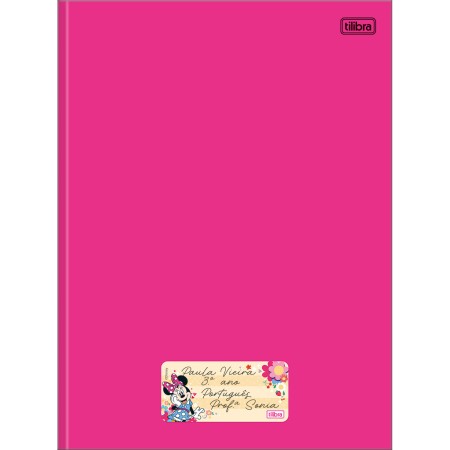 Foto ilustrativa Etiqueta Escolar Adesiva Minnie