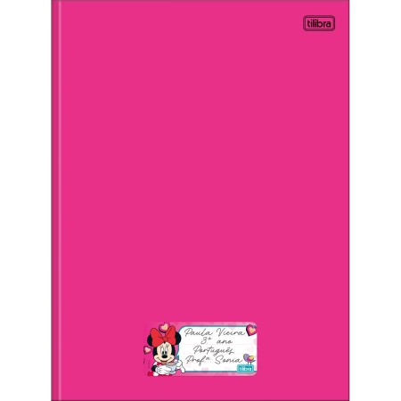 Foto ilustrativa Etiqueta Escolar Adesiva Minnie