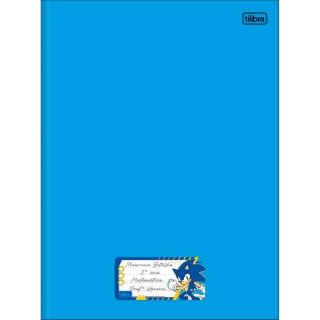 Foto ilustrativa Etiqueta Escolar Adesiva Sonic