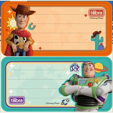 Foto ilustrativa Etiqueta Escolar Adesiva Toy Story