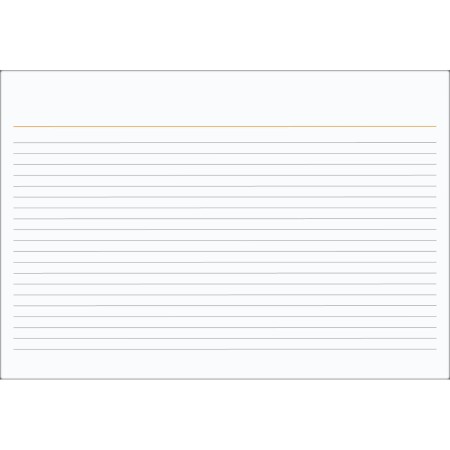 Foto ilustrativa Ficha Pautada Número 4 - 6x9 100 Folhas