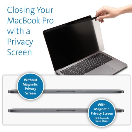 Foto ilustrativa Filtro de Privacidade Magnético para Macbook 15"