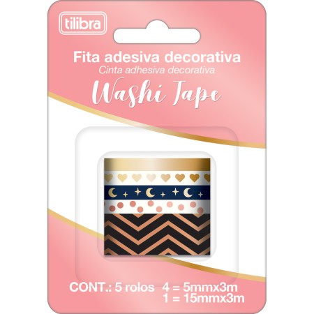Foto ilustrativa Fita Adesiva Washi Tape