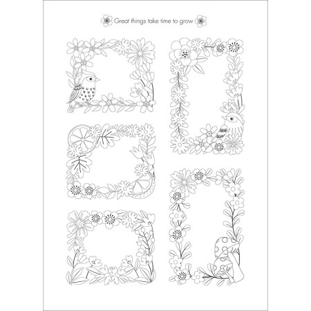 Foto ilustrativa Folhas de Adesivos para Colorir 6 folhas.