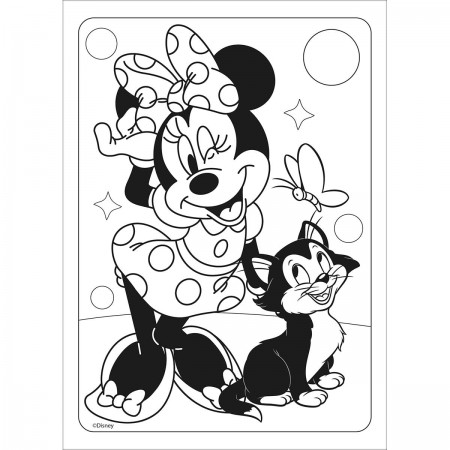 desenho para colorir da minnie