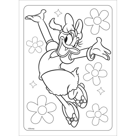 Foto ilustrativa Folhas de Adesivos para Colorir Minnie