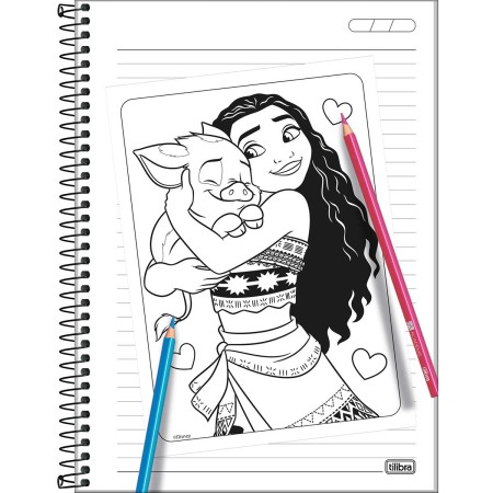 Foto ilustrativa Folhas de Adesivos para Colorir Princesas