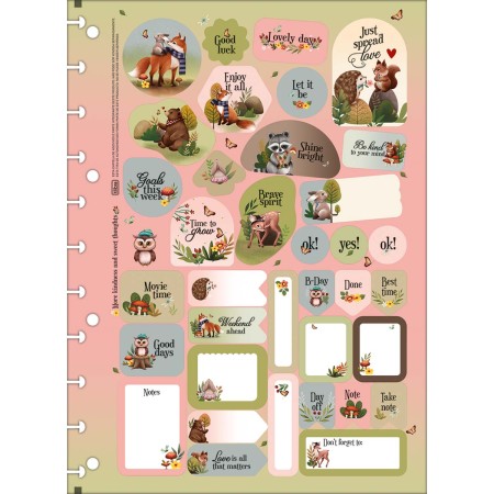 Foto ilustrativa Folhas de Adesivos para Tilidisco Loveland