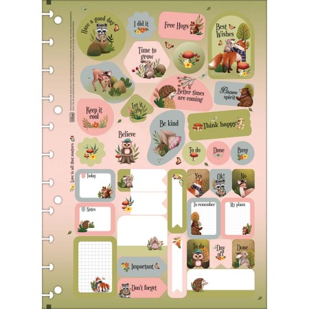 Foto ilustrativa Folhas de Adesivos para Tilidisco Loveland