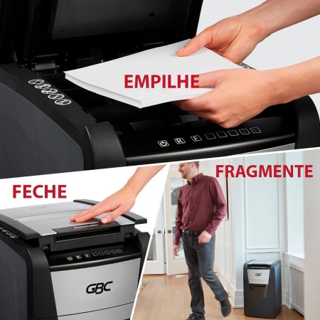 Foto ilustrativa Fragmentadora Automática de papel  Tilibra 150 folhas - 150x 127V