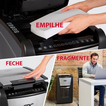 Foto ilustrativa Fragmentadora Automática de papel Tilibra 300 folhas - 300x 127V