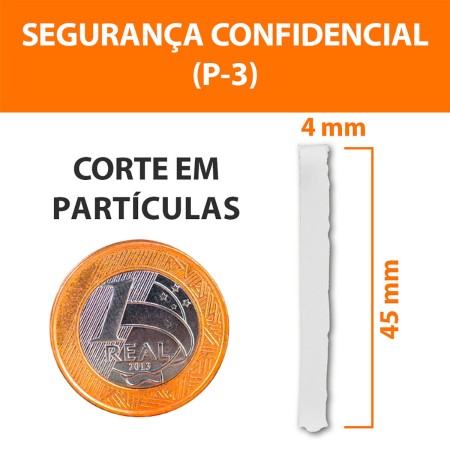 Foto ilustrativa Fragmentadora de papel Tilibra 12 folhas - PSX12-06 127V