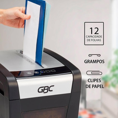 Foto ilustrativa Fragmentadora de papel Tilibra 12 folhas - PSX12-06 127V