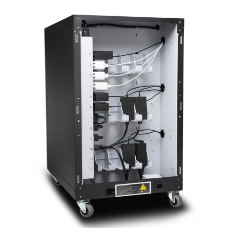 Foto ilustrativa Gabinete Carregamento Universal Chromebook e Tablet - 127V