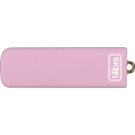 Foto ilustrativa Grampeador 10 Folhas Mini com Extrator G100 Rosa + 1000 Grampos Nº 10