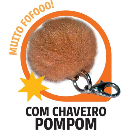 Foto ilustrativa Grampeador 15 Folhas com Extrator Dog com Pompom