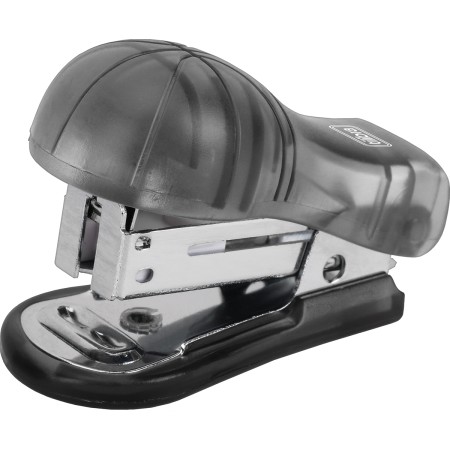 Foto ilustrativa Grampeador 15 Folhas Mini com Extrator G151 Preto Transparente