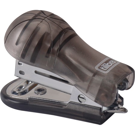 Foto ilustrativa Grampeador 15 Folhas Mini com Extrator G151 Preto Transparente