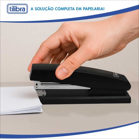 Foto ilustrativa GRAMPEADOR 20 FOLHAS DE MESA G2-20B PRETO