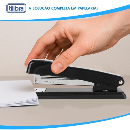 Foto ilustrativa GRAMPEADOR 50 FOLHAS DE MESA G4-50A PRETO