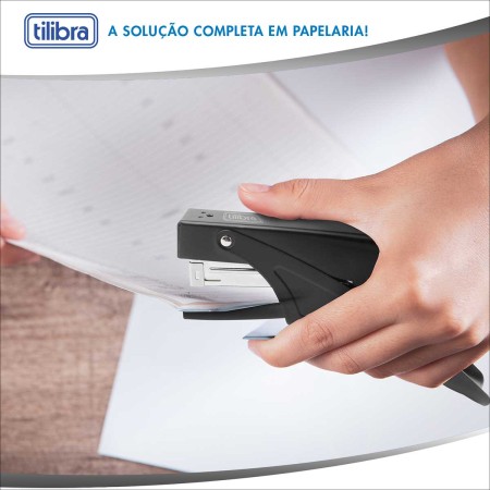 Foto ilustrativa GRAMPEADOR ALICATE 25 FOLHAS G5-25A PRETO