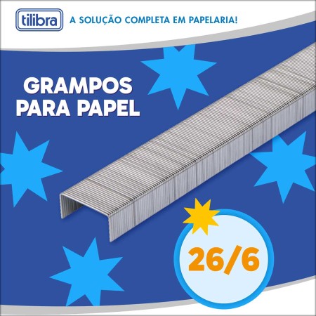 Foto ilustrativa GRAMPO 26/6 GALVANIZADOS 5000 UNIDADES