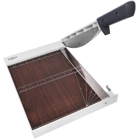 Foto ilustrativa Guilhotina de Mesa 8 Folhas A4 Rexel Base 30x25cm ClassiCut 1208W