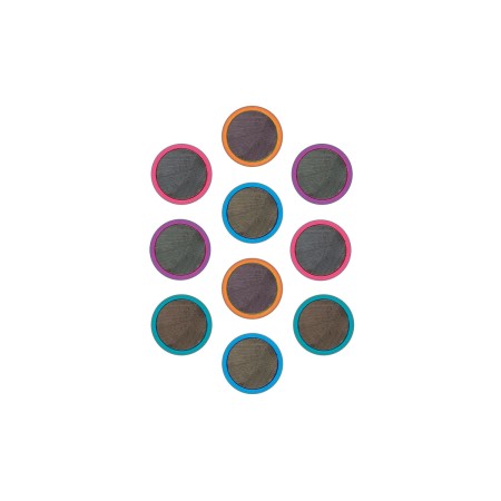 Foto ilustrativa Ímã Redondo Colorido