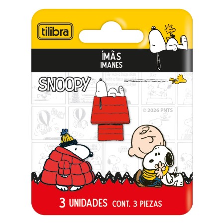 Foto ilustrativa Ímas Acrilicos Snoopy