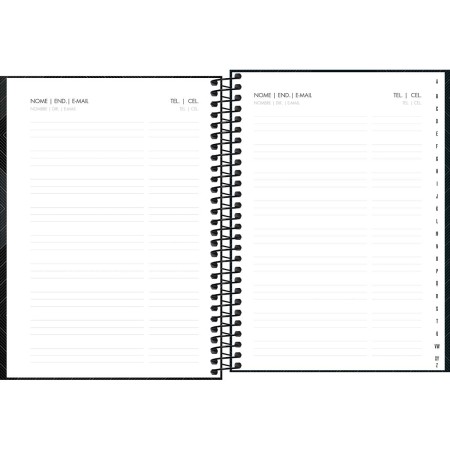 Foto ilustrativa Índice Telefônico 13,9 x 21,0 de Mesa 39 Folhas Phone Colors