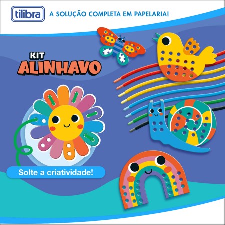 Foto ilustrativa Kit Alinhavo 8 Peças
