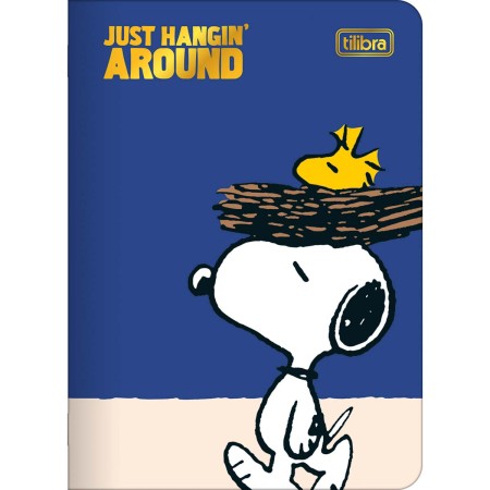 Foto ilustrativa Kit com 4 Cadernetas Grampeadas 1/8 Snoopy 32 Folhas