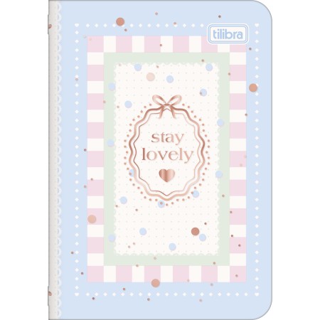 Foto ilustrativa Kit com 4 Cadernetas Grampeadas Mini Soho 32 Folhas