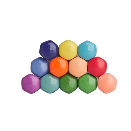 Foto ilustrativa Lápis de Cor Academy Pastel 12 Cores Estojo Lata