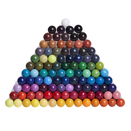 Foto ilustrativa Lápis de Cor Aquarelável Inktense 100 Cores Estojo Lata