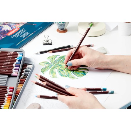 Foto ilustrativa Lápis de Cor Permanente Coloursoft Unitário Mint